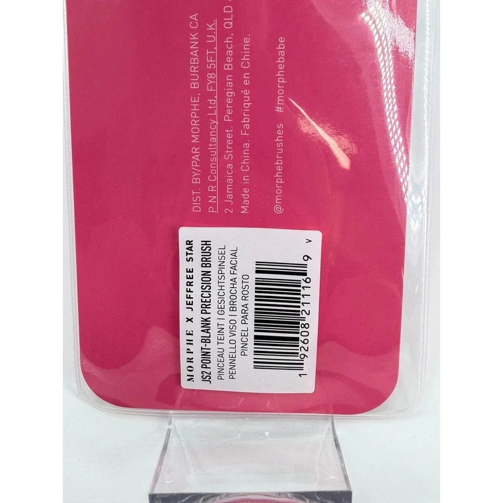 Morphe X Jeffree Star JS2 Point-Blank Precision Brush Pink Makeup Tool New